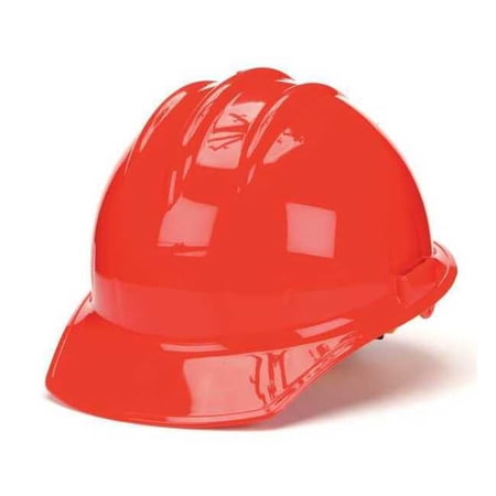 Hard Hat, Classic, Polyethylene, 6 Point Ratchet, Type 1, Class E, Red 30RDR
