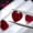 Red-6x6mm 5pcs, variant on Cadermay 10x10mm 1pcs Heart Cut Lab Grown Pigeon Blood Red Ruby Loose Stones With Inclusions Inlaid Jewelry Making Created Sapphire