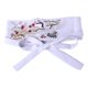 thumbnail image 2 of Cinturón Obi para mujer, bordado con lazo, cintura ancha para vestido de ceremonia del té. Blanco, 2 of 9