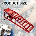 thumbnail image 2 of Jacgood Hydraulic Car Ramps 2 Pack Hydraulic High Lift Service Vehicle Ramps 11000 lbs, Heavy Duty Steel Automotive Truck Wheel Ramps for Oil Changes, 2 of 9