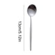thumbnail image 3 of Cuchara de café de acero inoxidable para té helado, cuchara para remover café con mango largo, cuchara de té resistente, cuchara de té apta para lavavajillas, cuchara de té para postres., 3 of 6