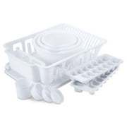 Rubbermaid Large White Antimicrobial Dish Drainer