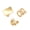 Golden, variant on 3Pcs Minimalist Cross Knot Ring Set Textured Chunky Stackable Rings for Women Modern Statement Jewelry Elegant Gift for Parties Daily Wear.