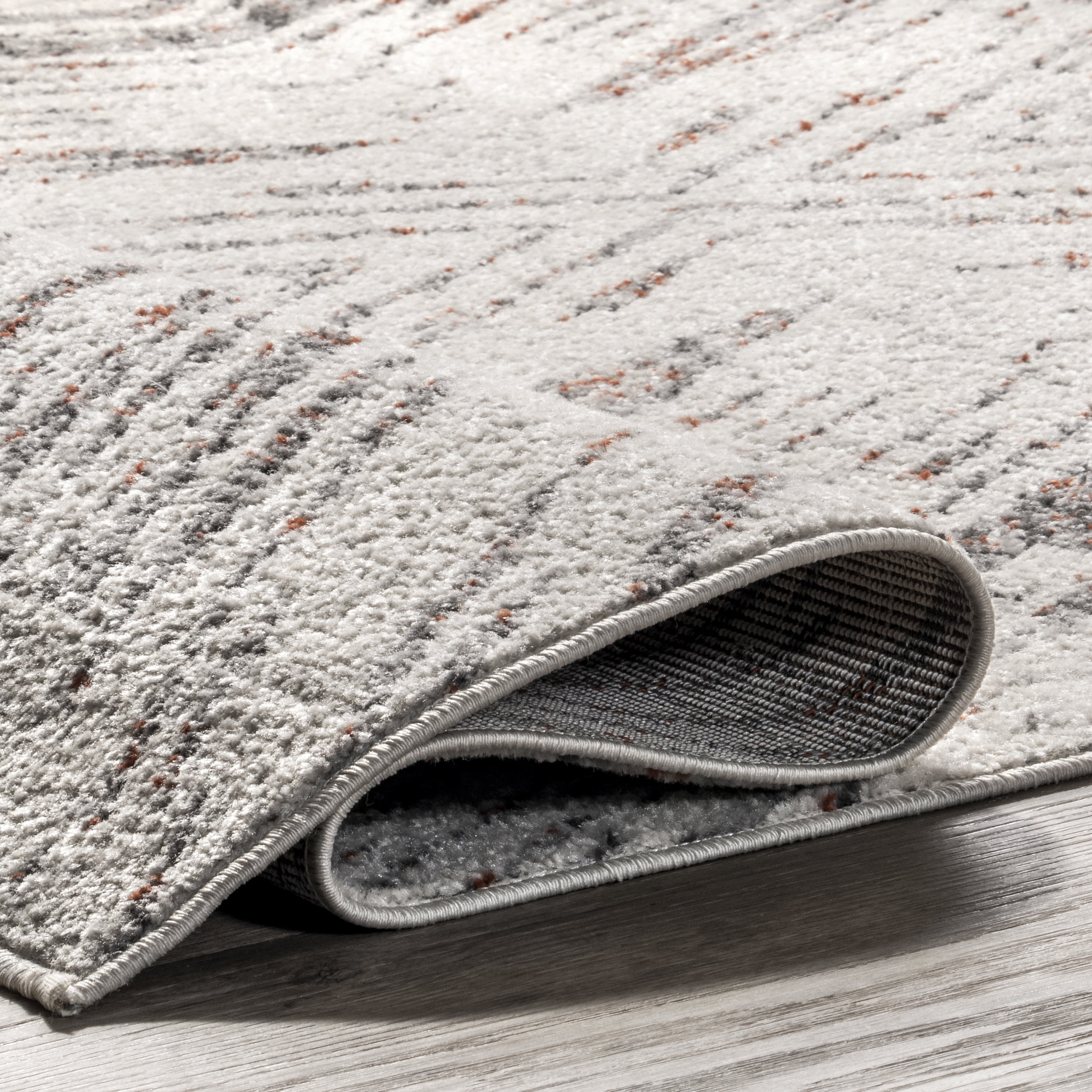 nuLOOM Annalisa Contemporary Cross Area Rug, 8' x 10', Light Gray