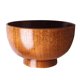thumbnail image 1 of Cuenco de arroz de madera natural irrompible hecho a mano para niños, recipiente para aperitivos, vajilla L, 1 of 8