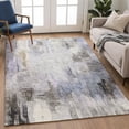thumbnail image 6 of Addison Rugs Chantille Indoor/Outdoor Transitional Abstract Lavender Machine Washable Rectangle Rug, 3' x 5', 6 of 8