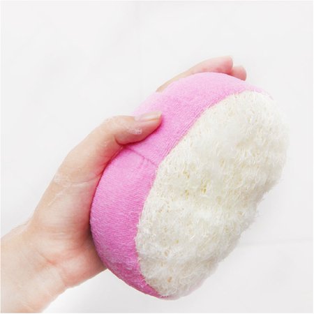 loofah scrubber sponge exfoliating luffa ustyle 2pcs pads random shower body