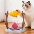 thumbnail image 5 of Interactive Cat Slow Feeder, Bonfire Style Treat Dispenser, Adjustable Dry Food Puzzle Toy, Enrichment For Indoor Cats & Puppies, 5 of 7