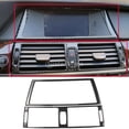 thumbnail image 2 of Ximing Carbon Fiber Car Air Condition Outlet CD Panel Frame For E71 X5 X6, 2 of 10