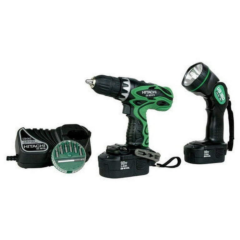 Hitachi drill and impact driver set hotsell