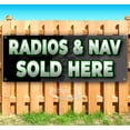 thumbnail image 1 of Radios & Nav Sold Here 13 oz Vinyl Banner With Metal Grommets, 1 of 4
