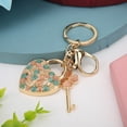 thumbnail image 1 of Keychain Rings For Crafts Rhinestone Key Ring, Key Ring, For Children Family Aniversary Birthday, 1 of 8