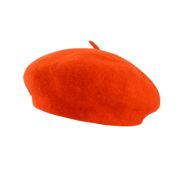 Wowstyle Women's Beret Hat Classic French Wool Beret Hats for Women Solid Color Artist Style