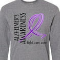 thumbnail image 4 of Inktastic Alzheimers Awareness- Fight, Care, Cure Long Sleeve T-Shirt, 4 of 5