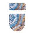 thumbnail image 2 of HELLHERO Marble Pattern Fits All Toilet Shapes Toilet Seat Cover with Elastic Bottom, 2 of 8