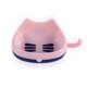 thumbnail image 3 of PP Animal Forma Caja Doble Capa Doble Funda Lavable Lavable Drenaje Lave Bandeja de almacenamiento de inodoro Accesorios con gancho de cola Rosa Azul Oscuro Inevent HA011952-01, 3 of 7