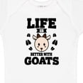 thumbnail image 4 of Inktastic Life is Better with Goats Boys or Girls Baby Bodysuit, 4 of 5