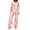 Beige, variant on Women's Satin Silk Pajamas Sets Soft 2 Piece Long Sleeve Pjs Sets V Neck Button Shirts Wide Leg Pants Ladies Loose Fit Floral Printed Sleepwear Lounge Sets Black1 L