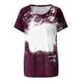 thumbnail image 5 of hotojiny Tops for Women Trendy Tie Dye Loose Fit Short Sleeve Casual Shirt Oversized Crew Neck Tunic Tee Streetwear, 5 of 6