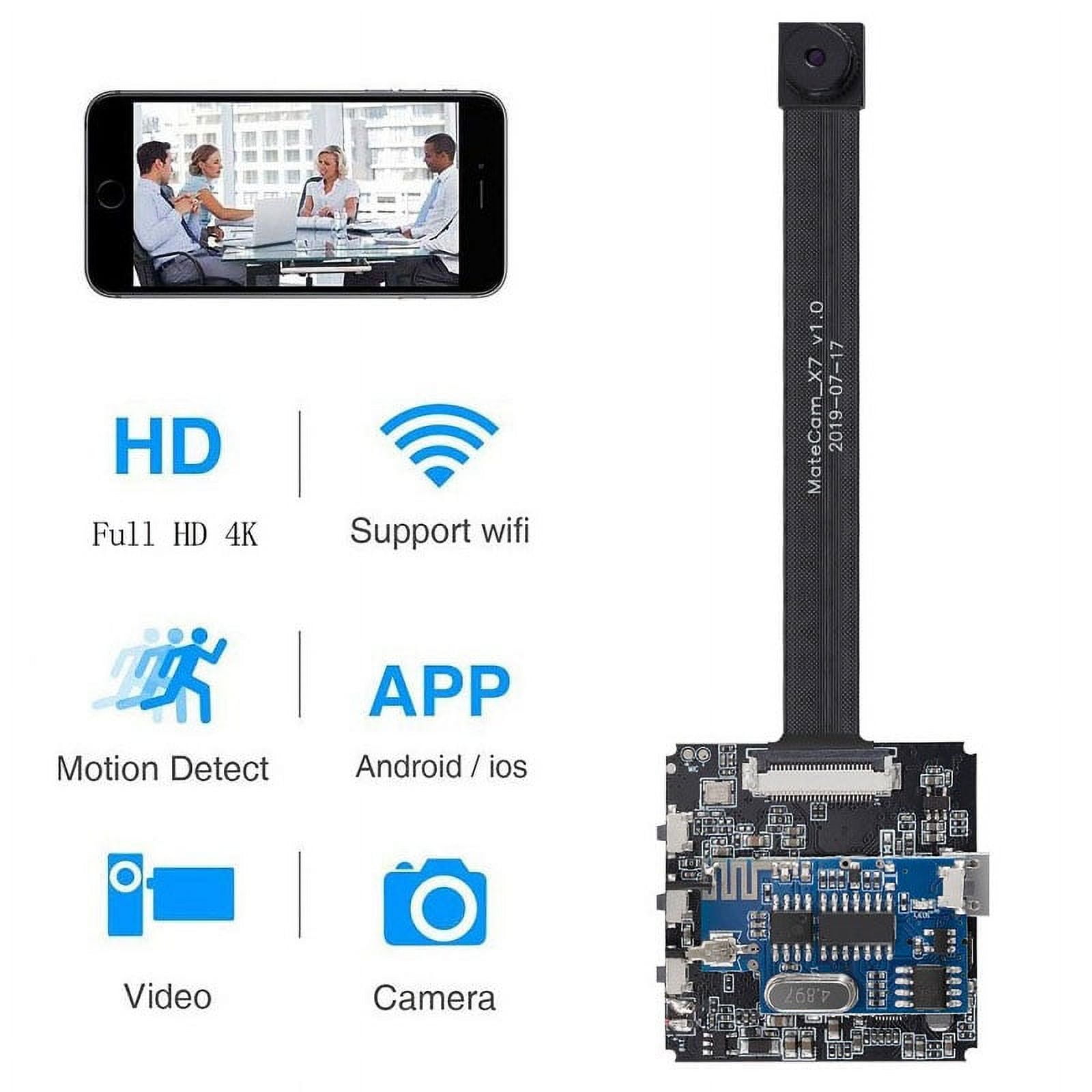 4K Ultra HD WiFi Mini Camera Wireless Motion Detection Security System Video Camera Monitor Baby Office Cam Camcorder Kid FOR Home, Kids, Baby, Pet monitoring cam