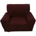 thumbnail image 1 of Housse de Canapé Housse de Canapé Extensible Housse de Canapé Type Siège Simple Marron, 1 of 3