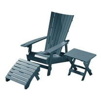 highwood® Manhattan Beach Adirondack Chair-Wine Holder/Table/Ottoman