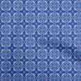 thumbnail image 1 of oneOone Cotton Flex Blue Fabric Arabic Moroccan Fabric For Sewing Printed Craft Fabric By The Yard 40 Inch Wide, 1 of 4