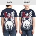 thumbnail image 4 of Attack On Titan Youth T-Shirts Graphic Shirts Blouse For Teen Boys Girls Casual Short Sleeve Tee Tops X-Large, 4 of 6