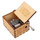 thumbnail image 1 of Caja de música de madera Jadeshay con manivela rendimiento comprobado, 1 of 14