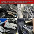 thumbnail image 5 of Electrical Disconnect Pliers, Straight Handle + Curved Handle Electrical Wiring Fuel Line Petrol Clip Pipe Pliers, for Push Tab Style Plugs (Black), 5 of 8