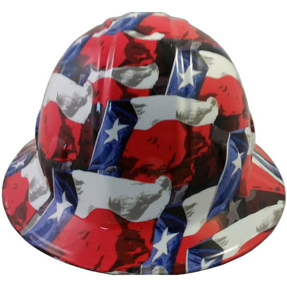 Hydro Dipped Hard Hats Full Brim Style