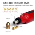 thumbnail image 4 of USB Cordless Rotary Tool Kit Woodworking Engraving Pen DIY For Jewelry Metal Glass Mini Wireless Drill With 24PCS Accessory ,Compact and Lightweight Portable, 4 of 7