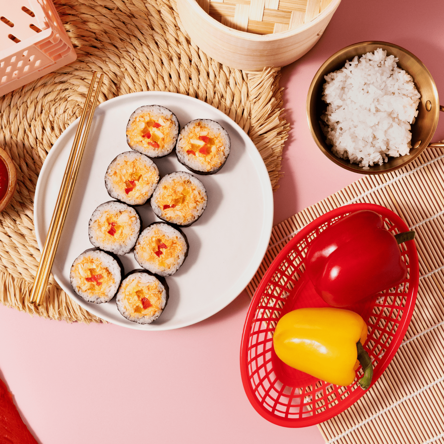 Hot Maki Spicy Salmon Kimbap Roll, 8 Ounces, Frozen