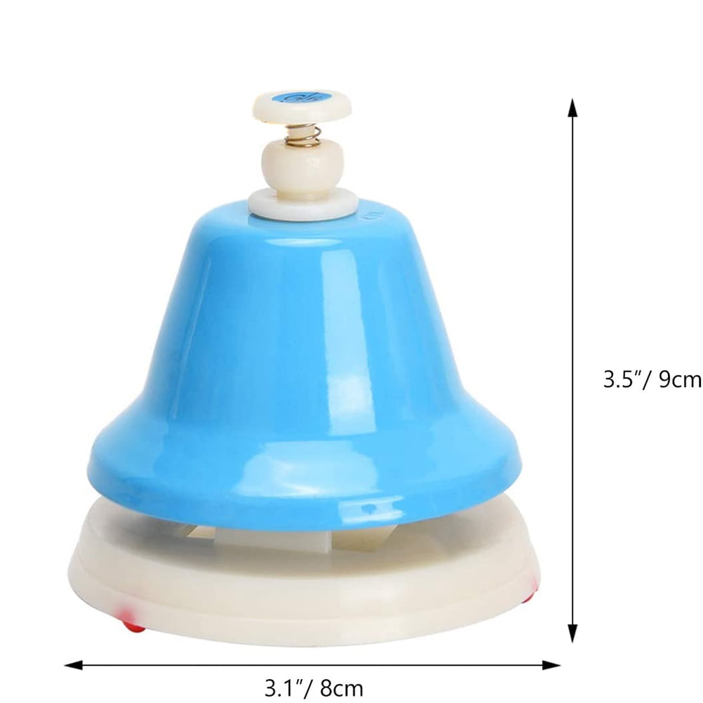 Desk Bells, 8 Notes Diatonic Metal Hand Bells, Rainbow Music Bells, Musical Learning Teaching Percussion Instrument