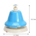 Desk Bells, 8 Notes Diatonic Metal Hand Bells, Rainbow Music Bells