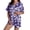 A-Purple104, variant on Women's Pajama 2 Piece Set Silk Satin Floral Printed Sleepwear Short Sleeve Button Up Collar Shirts And Shorts Summer Loungewear Set Soft Home Clothes