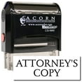 thumbnail image 1 of Large Self-Inking Attorneys Copy Stamp with Green Ink, 1 of 4