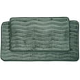 thumbnail image 2 of Lavish Home 67-10-G 2 Piece Memory Foam Bath Mat Set, Green, 2 of 2