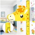 thumbnail image 1 of 3D Movable Cartoon Children Height Ruler, Baby Growth Height Chart, Child Height Ruler, Growth Chart Wall Decoration with Animal Shape Movable Magnetic Sticker Household, 1 of 8