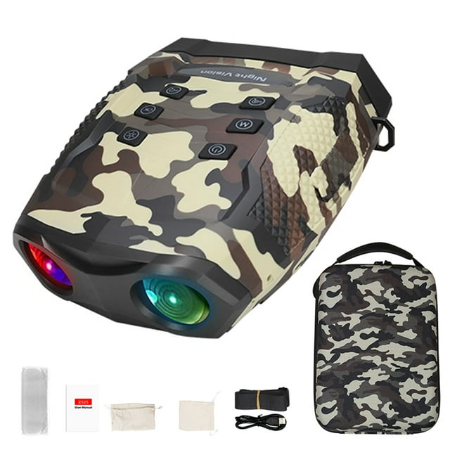 Mistaha 4K Night Vision Binoculars with Infrared Assist and Waterproof Design - Full Color Effect, Digital Zoom, 5x Lens Magnification, 8x Digital Zoom, 48MP Photo, 4K Video, 3" TFT Display