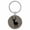 Gray, variant on Deer Buck Animal Nature Red Laser Engraved Leatherette Keychain Backpack Pull - 1.5 x 3 Inches
