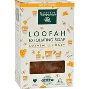Earth Therapeutics Loofah Exfoliating Bar Soap Oatmeal and Honey 4.2