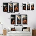 thumbnail image 4 of Designart "Endless Roads Through Misty Snowy Mountains V" Meadow Wall Art Set Of 3 - Traditional Brown Gallery Set For Office Decor, 4 of 6
