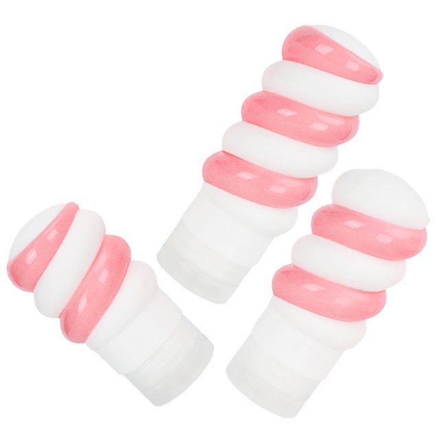 NUOLUX 3Ud Envases De Silicona Para De Higiene Personal En Viaje Color Surtido