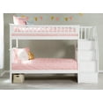 Columbia Staircase Bunk Bed Twin over Twin in Multiple Colors and