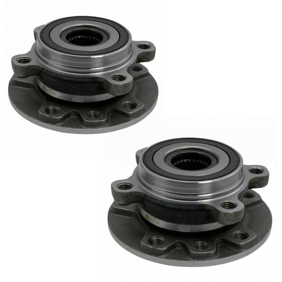 TRQ Wheel Bearing & Hub Assembly Pair Driver & Passenger Sides for Renegade 500X BHA52137 Fits select: 2015-2018 JEEP RENEGADE, 2016-2018 FIAT 500X