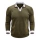 thumbnail image 3 of Ceisia Men's Casual Striped Half Button Round Neck Pullover with Pocket Daily Fashion Top Gift, 3 of 7