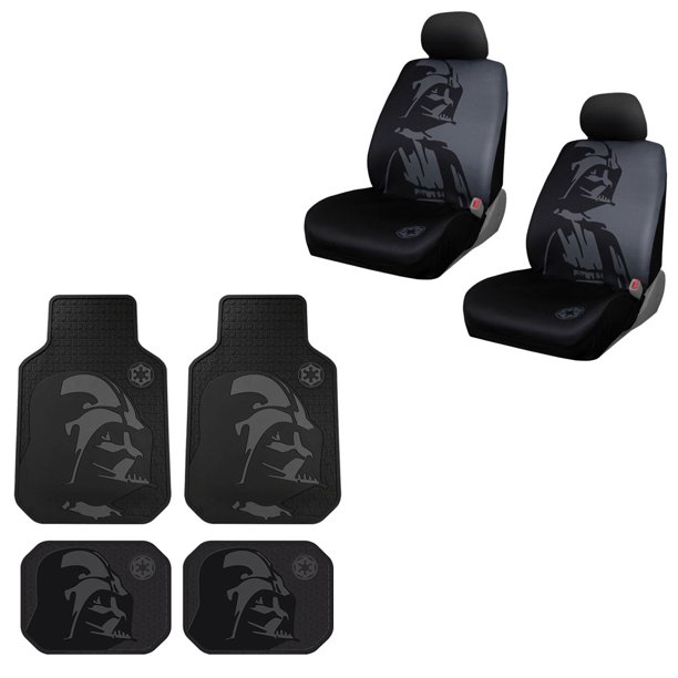 Star Wars Darth Vader Universal Fit Front and Rear Vinyl Floor Mats