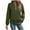 Olive Green, variant on ZQUUVOU Fall Zip Up Jacket for Women Casual Lightweight Solid Color Long Sleeve Zip Jacket with Pockets Athleisure Outerwear Gray