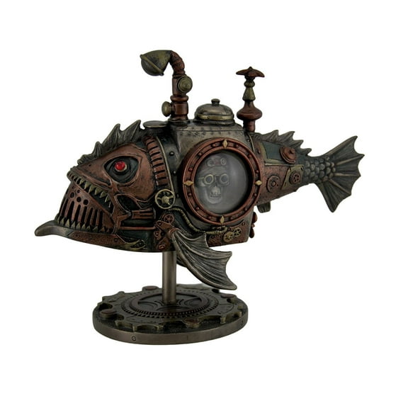 Veronese Design Hand Painted Steampunk Submarine Sci-fi Fantasy Statue